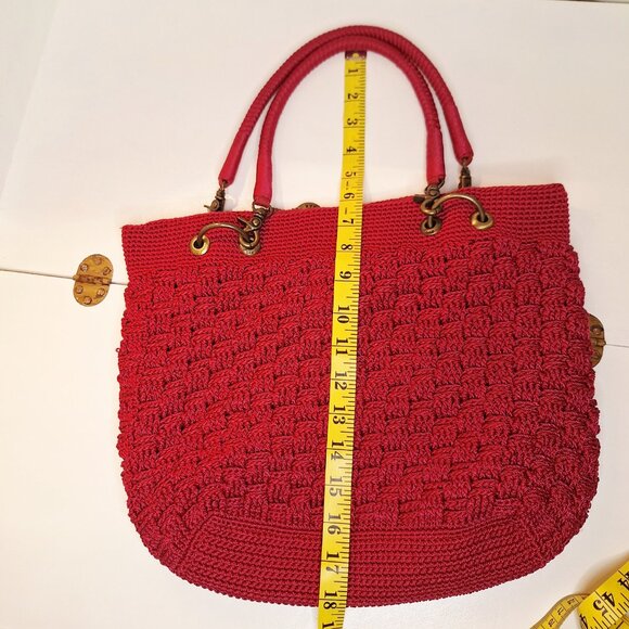 The Sak Hobo Bucket Bag in Raspberry Red - Picture 7 of 8